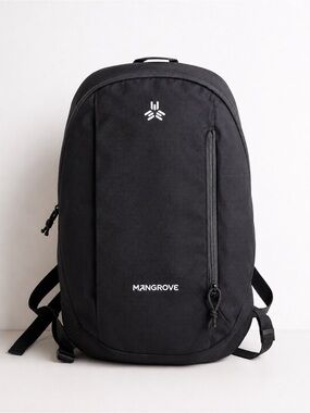 Mangrove Black Lightweight Backpack Travel School Hiking Daypack Unisex